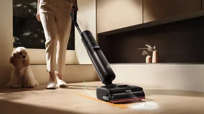 Dreame H14 Pro en action sur carrelage